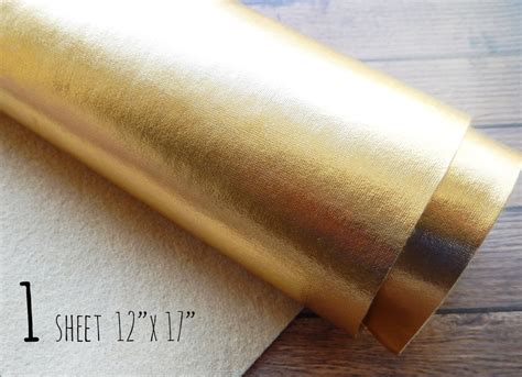 metallic felt sheets|Gold Metallic Felt / Wool Felt Sheets 12x17 Inches / .